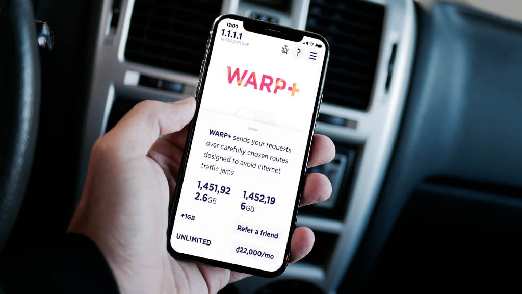 Hướng dẫn nhận 1.6 triệu GB data VPN Warp+ miễn phí, không có thời hạn nhưng cần lưu ý khi dùng
