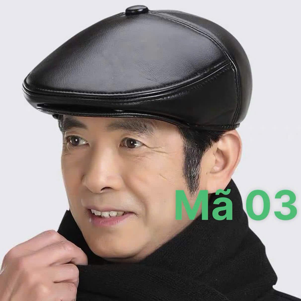 Mũ Da Nam Giữ Ấm Mùa Đông 3in1 – Mũ Lưỡi Trai & Mũ Nồi Có Bịt Tai Cao Cấp