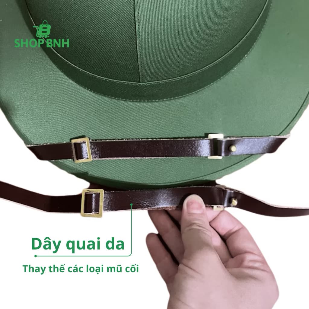 Phụ kiện mũ thay thê các loại mũ cối khuy quai cầu da bò