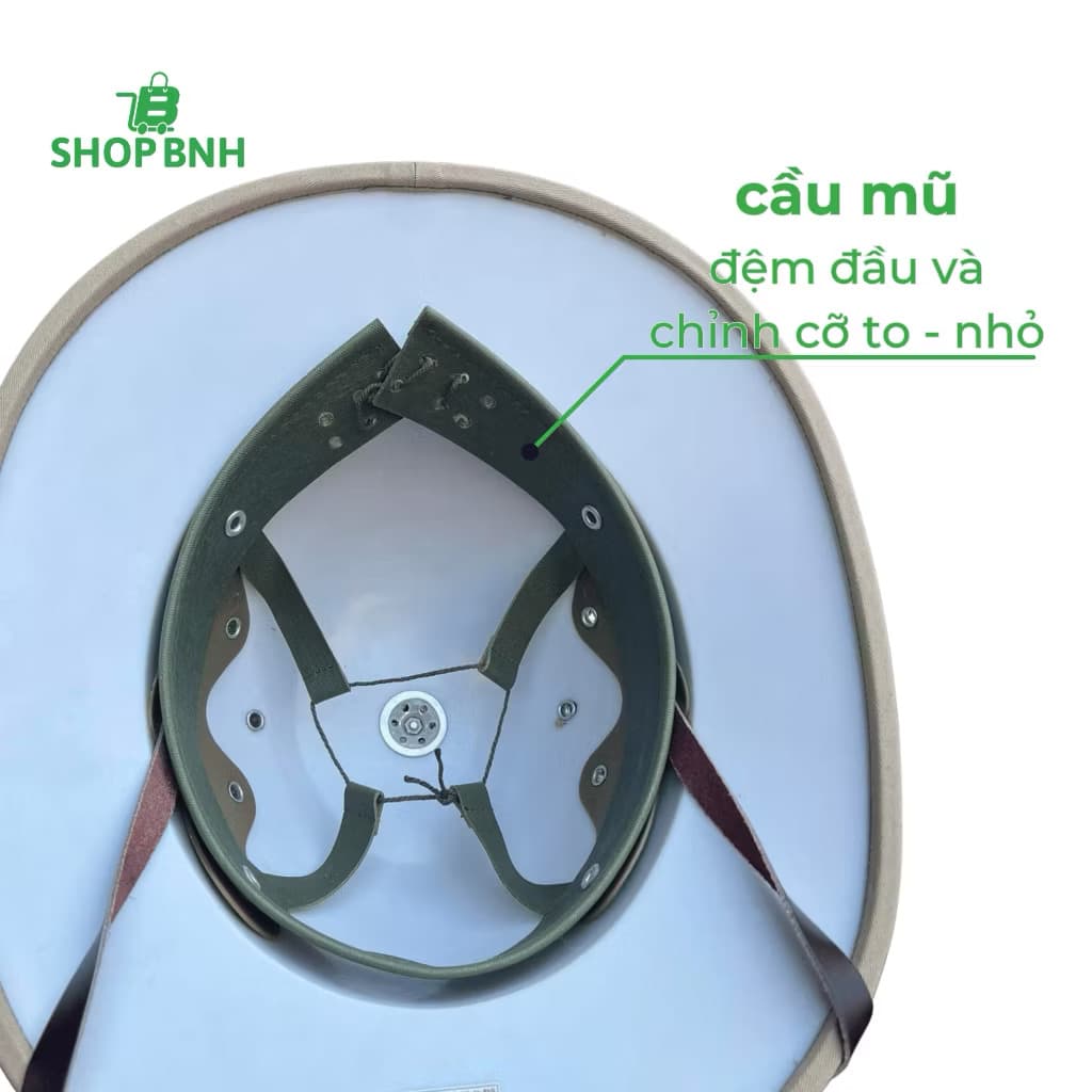 Phụ kiện mũ thay thê các loại mũ cối khuy quai cầu da bò