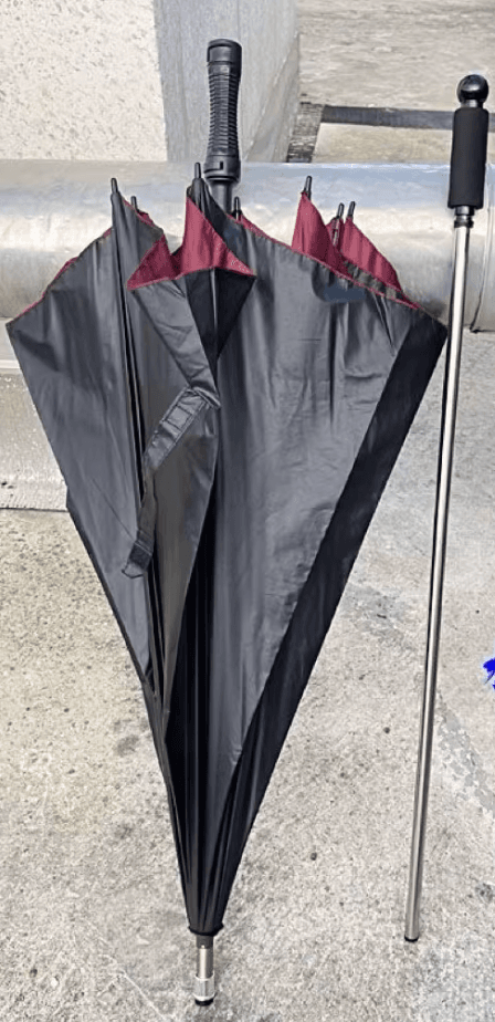 Ô Che Mưa Kết Hợp Gậy Rút Cao Cấp Nhỏ Gọn Để Xe Ô Tô