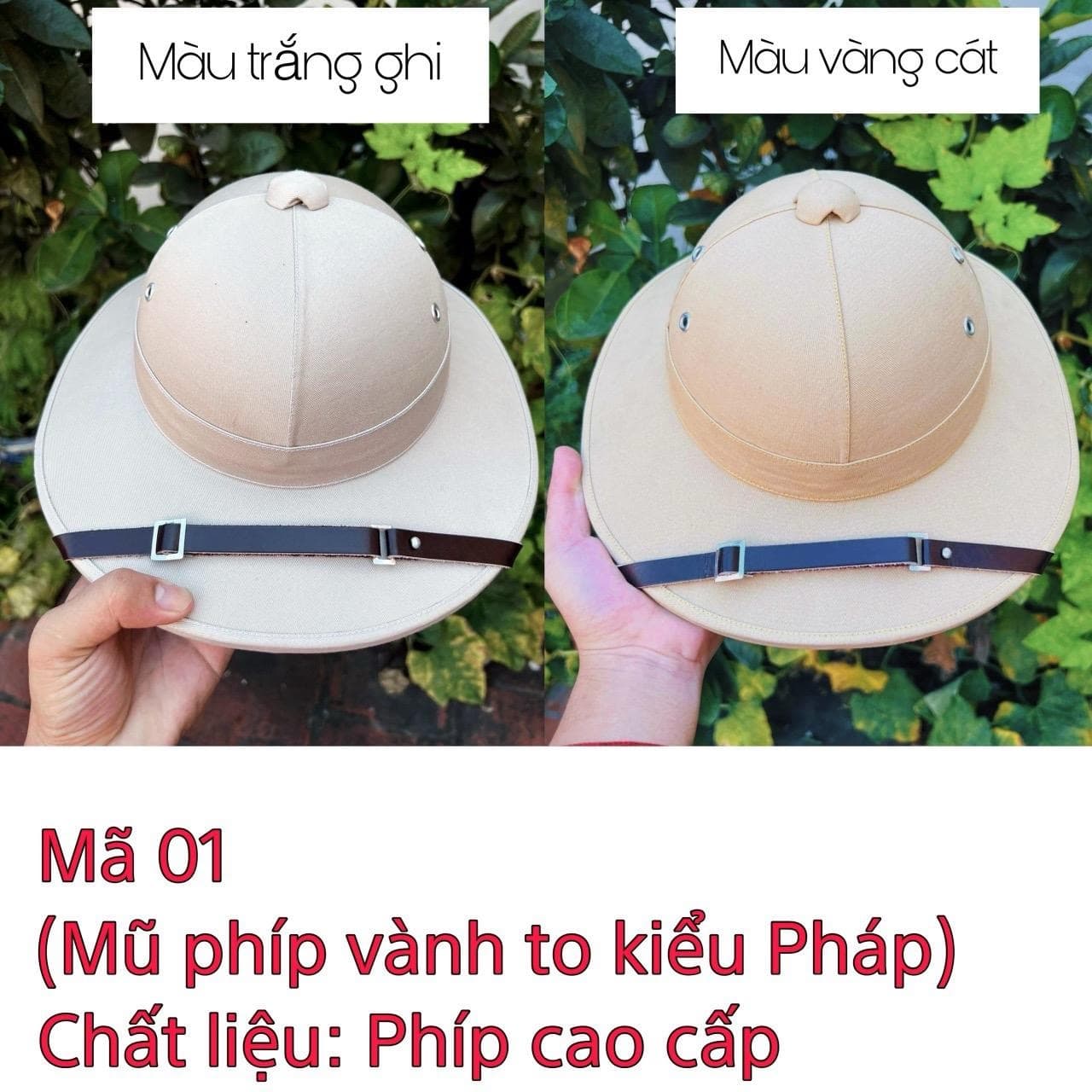 Mũ Phíp Xịn Vành Rộng – Form Cứng Cáp, Dùng 3–5 Năm Vẫn Đẹp