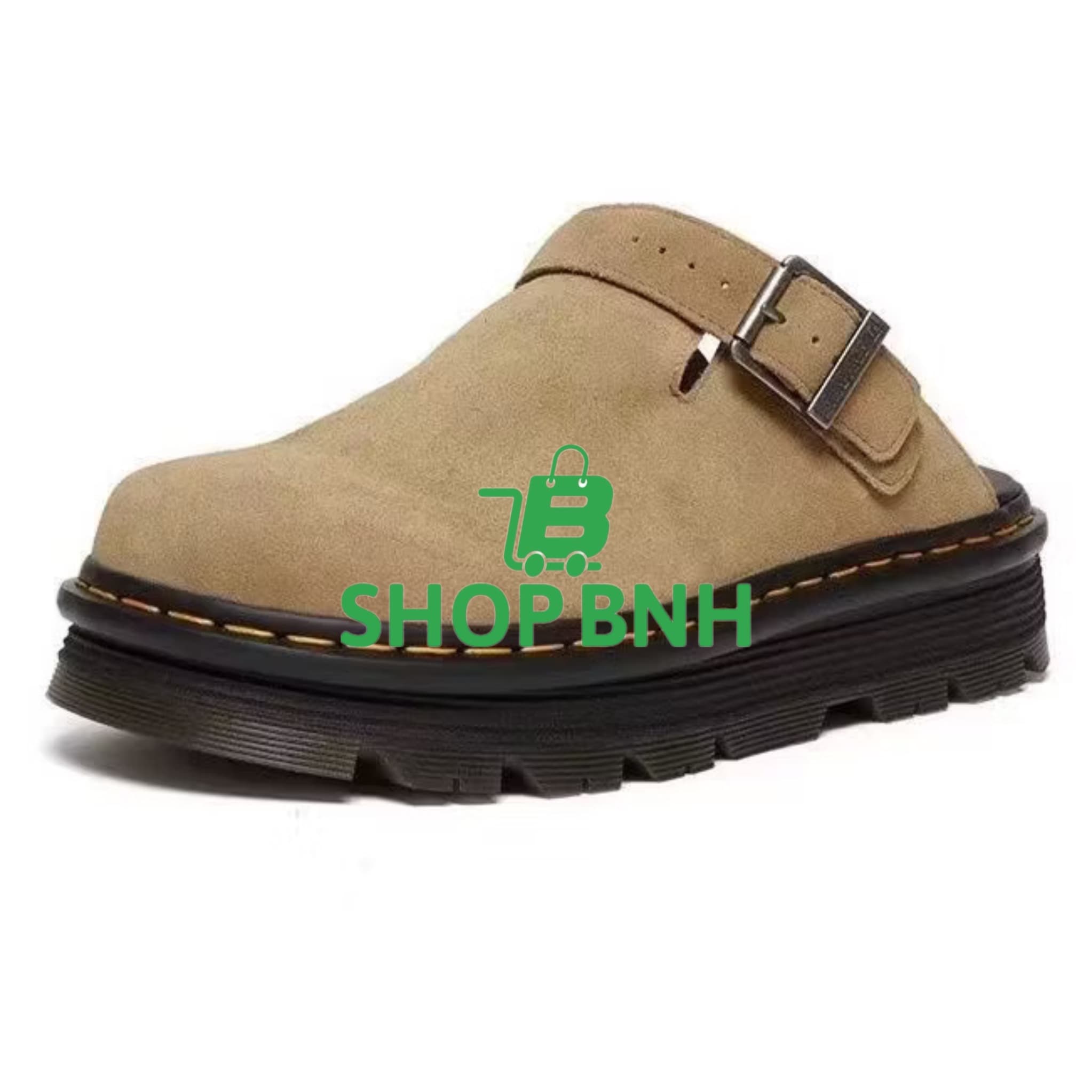 Dép Sục Boston Đế cao su Da Bò Unisex – Êm Ái, Sang Trọng, Đi Cực Thoải Mái | ShopBNH