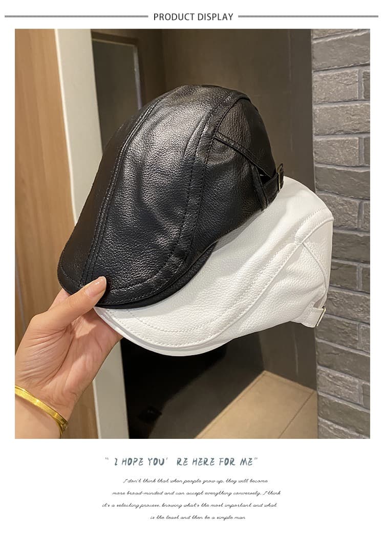 Mũ Da Beret Nam Nữ – Sang Trọng, Cá Tính, Chuẩn Trend