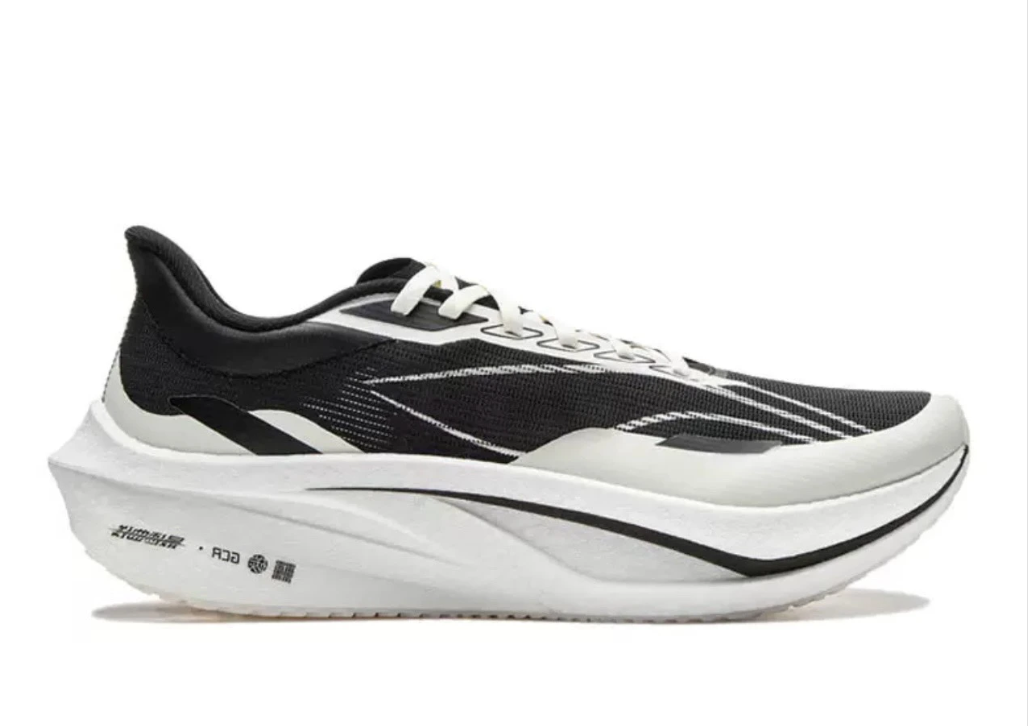 Giày Chạy Bộ Marathon Li-Ning Feideian 4 Challenge Full Carbon đen