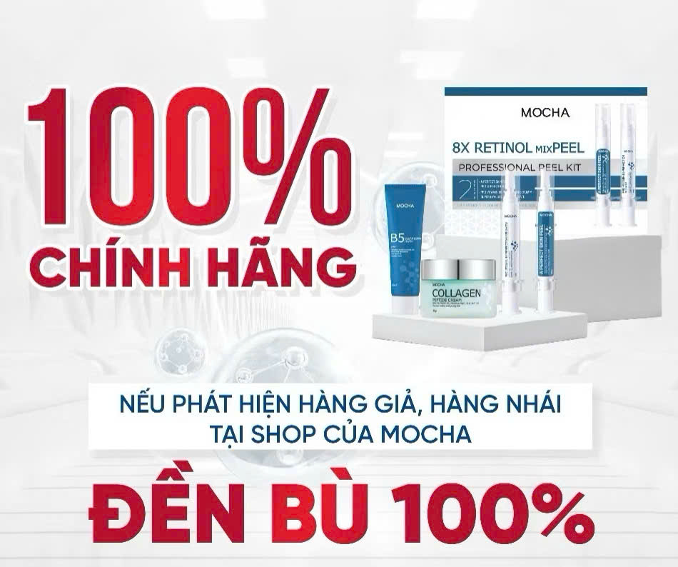 Retinol Mix Peel Mocha Peel Da Cải Thiện Mụn Nám, Căng Bóng, Skincare Tại Nhà Mua 1 Được 4