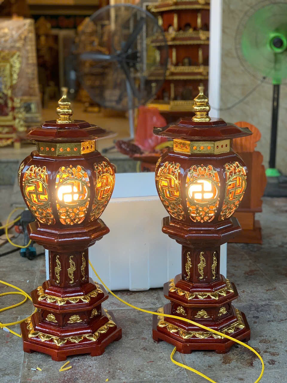 Đèn lồng trang trí tết 