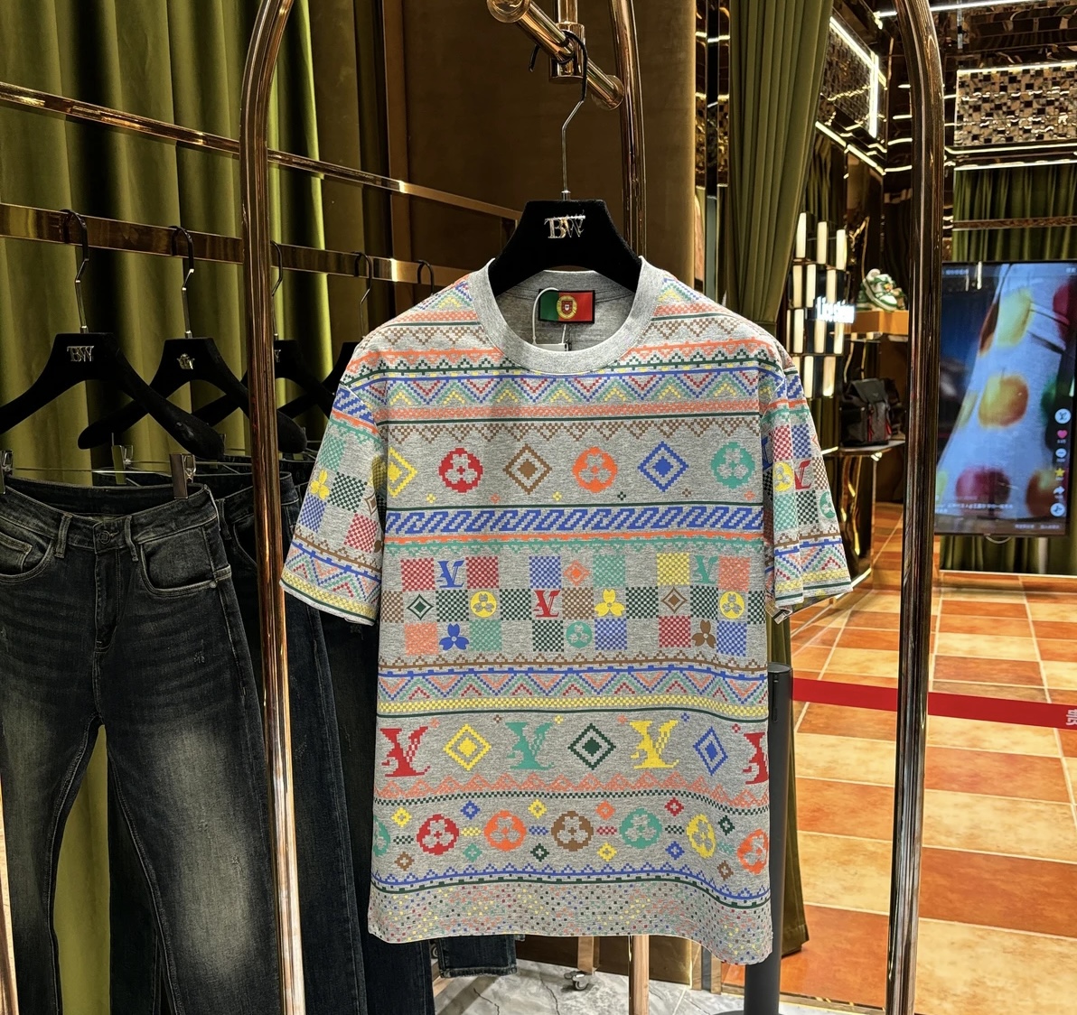 Áo polo nam sang trọng đẳng cấp nam giới L V 