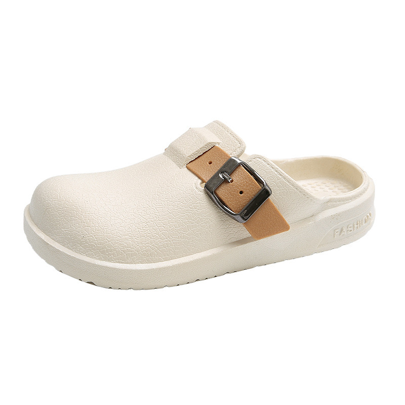 Dép sục sandal nữ kín mũi chân bảo vệ đầu ngón chân