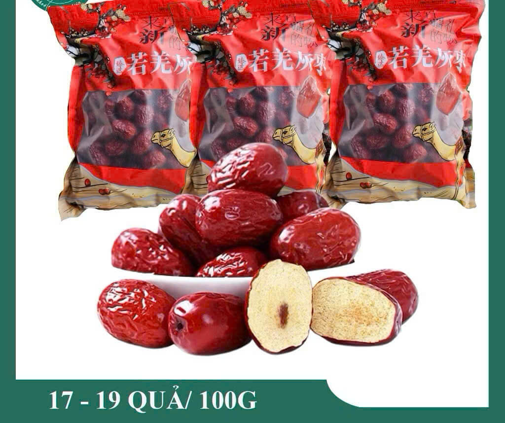 Táo đỏ Thiên Sâm giúp ngủ ngon, điều hòa huyết áp táo đỏ Tân Cương chống oxy hóa tốt cho sức khỏe