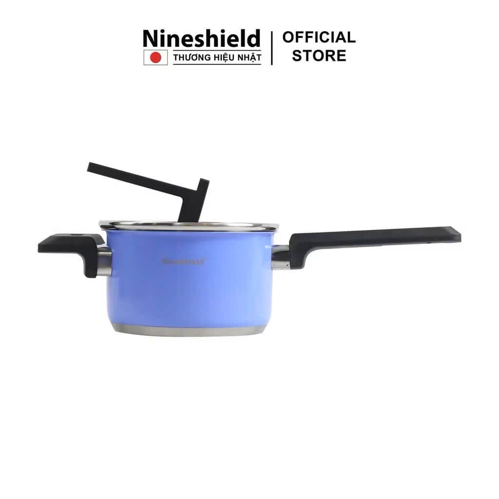 Set Nồi Chảo Chống Dính Nineshield KB BNI66 6 Món , Inox 304 Cao Cấp Độ Bền Cao,