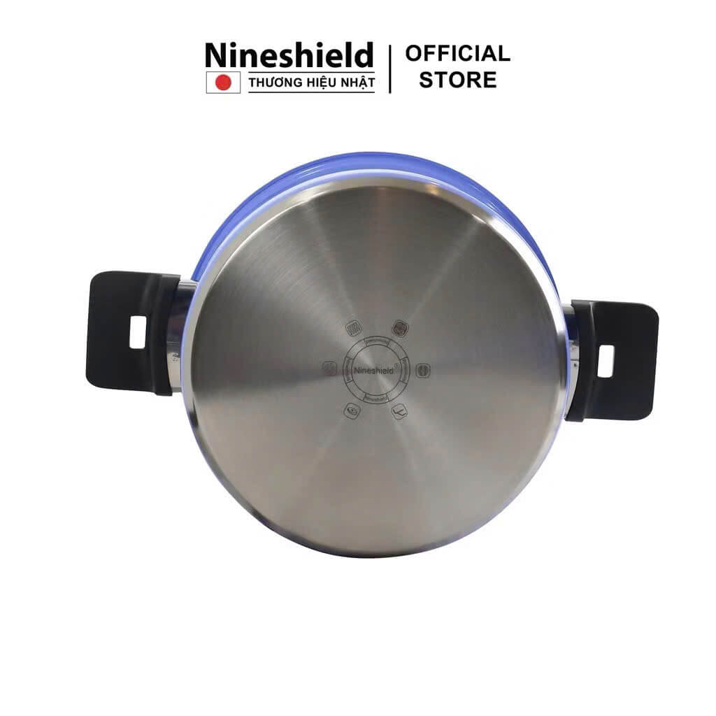 Set Nồi Chảo Chống Dính Nineshield KB BNI66 6 Món , Inox 304 Cao Cấp Độ Bền Cao,